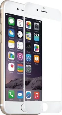 Produktbild von Apple iPhone 6 Plus / 6s Plus 3D Panzer Glas Folie Display Schutzfolie Hüllen Case Weiß