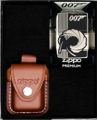 Obrázok produktu pre Sada zapaľovačov ZIPPO JAMES BOND BLACK ICE dar No2