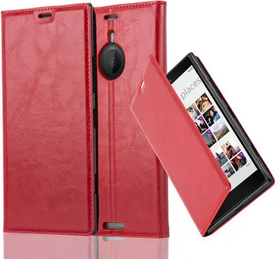 Obrázek produktu pro Cadorabo pouzdro pro Nokia Lumia 1520 Protective Case v červené barvě Kryt na mobilní telefon s magnetickým zavíráním