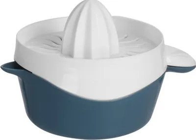Produktbild von Zitruspresse Excellent Houseware, Polypropylen, 17x12,5x10,5 cm, 480 ml, weiß/blau