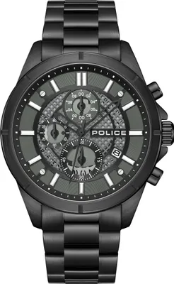 Zdjęcie produktu dla POLICE zegarek męski kwarcowy czarny onesize men 45 PEWGI0054004