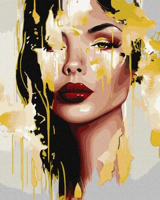 Obrázek produktu pro Malowanie po numerach IDEYKA 40x50 cm Metallic Nieziemskie Piękno