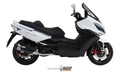 Productafbeelding van Mivv URBAN uitlaatsysteem - Volledig systeem, 1x1 roestvrij staal, voor KYMCO XCITING 500, bouwjaar 2005 > 2014