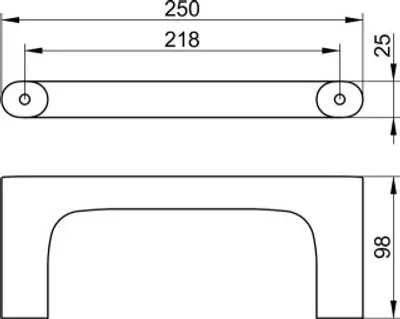 Produktbild von KEUCO 11521250000 Handtuchring Edition 400 11521,