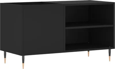Zdjęcie produktu dla vidaXL Szafka panelowa czarna 85x38x48 cm materiał drewnopochodny