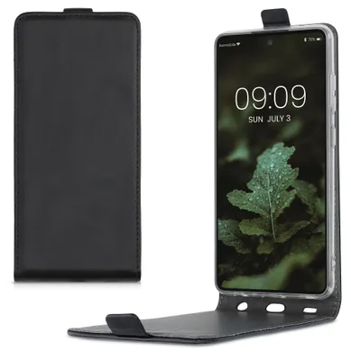 Produktbild von kwmobile Schutzhülle kompatibel mit Samsung Galaxy A52 / A52 5G / A52s 5G - Hülle Handy - Flip Case Handyhülle Schwarz