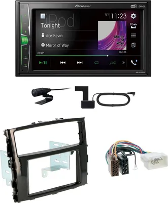 Produktbild von Pioneer DMH-A3300DAB USB Digitalradio Einbauset für Mitsubishi Pajero ab 2015