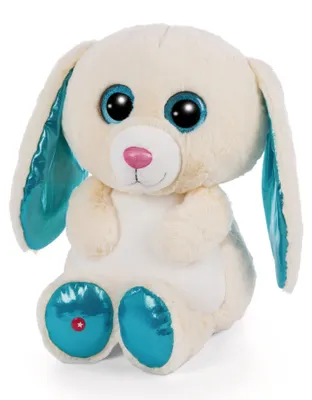Produktbild von Kuscheltier GLUBSCHIS Hase Wolli-Dot 45cm - weiß - Stofftier aus weichem Plüsch, niedliches Plüschtier zum Kuscheln und Spielen, für Kinder & Erwachsene, tolle Geschenkidee | 62716