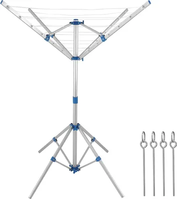Produktbild von MONZANA® Wäschespinne Höhenverstellbar Camping Wäscheständer Wäscheleine Garten