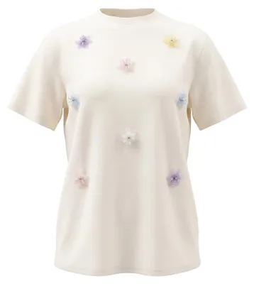Produktbild von SWIRLIE damen t-shirt - beige, S