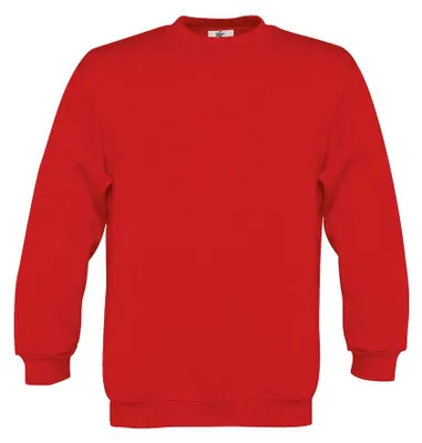 Produktbild von B&C - Sweatshirt für Kinder angesetzte Ärmel FK1971 (116) (Rot)