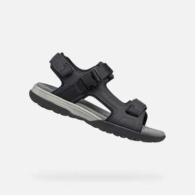 Produktbild von Geox Schwarze Herren-Sandalen Spherica EC5 43