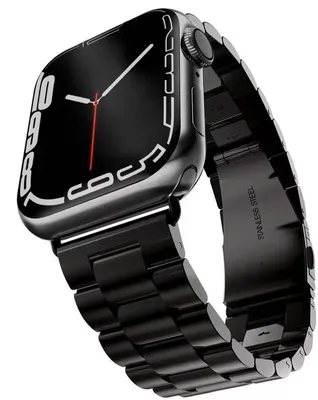 Immagine prodotto di CHPN – Bracciale in acciaio inossidabile compatibile con Apple Watch 42MM – Cinturino per orologio in acciaio inossidabile – Unisex – Elegante cinturino per Apple Watch