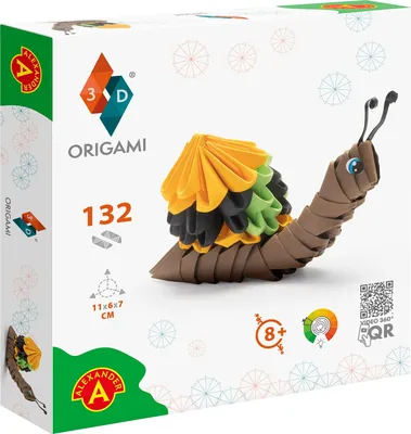 Obrázok produktu pre 3D origami – slimák, tvorivá sada