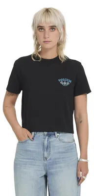 Obrázok produktu pre Tričko Volcom Dial Crop, čierna, veľkosť XS