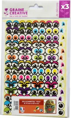 Image de 1782 Autocollants - Yeux