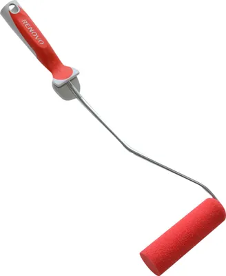 Produktbild von 10cm Renovo SoftTouch HK-Roller  MICROCRATER, langer Bügel