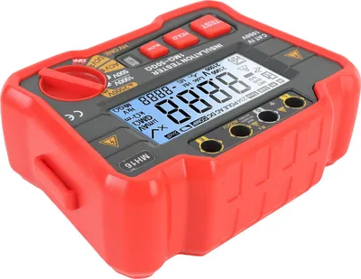 Image de Plyisty Multi -Use -Megohmimeter f��r Test de r?sistance d'isolation, 2500 V Testeur de r?sistance ? haute tension, Mesure pr?cise de la tension de batterie, Fonction d'arr?t automatique, [Transformateurs, Moteurs]