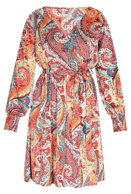 Produktbild von ESHA damen kleid - orange mehrfarbig, L