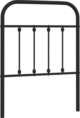 Produktbild von vidaXL Ersatz-Kopfteil Metall Schwarz 75 cm