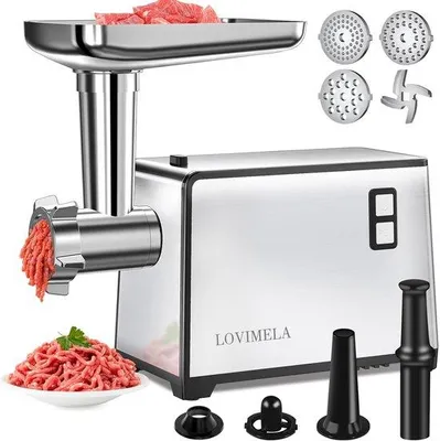 Immagine prodotto di Tritacarne elettrico da 2500 W con accessorio per polpette, per uso domestico