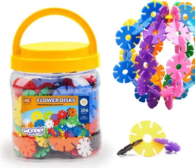 Obrázek produktu pro Woopie Stavební Bloky Vafle Ježci v Tubě 206 ks.