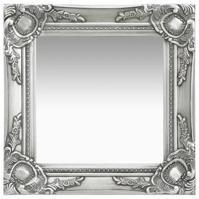 Image de Miroir mural de style baroque, 40 x 40 cm, avec cadre en bois