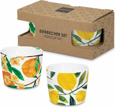 Produktbild von PPD Traceys Garden x 2 Egg Cup Set, 2-tlg., Eierbecher, Eierhalter, New Bone China, 162402702