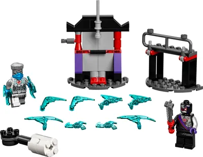 Produktbild von LEGO NINJAGO 71731 - Zestaw bitewny: Zane kontra Nindroid