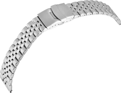 Produktbild von Edelstahl-Uhrenarmband, silberfarben, 18 mm - 22 mm
