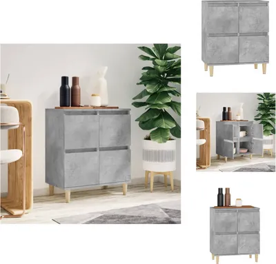 Produktbild von vidaXL Sideboard Betongrau 60x35x70 cm Holzwerkstoff -  Sideboards