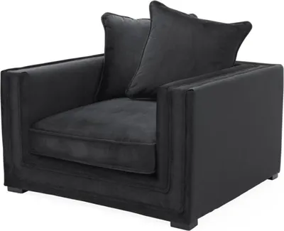 Produktbild von Casa Padrino Designer Hotel Sessel Schwarz - Luxus Kollektion