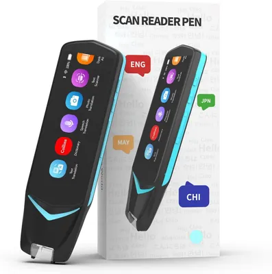 Zdjęcie produktu dla Długopis skanujący Scan Reader Pen 4 Pro z 4,9-calowym ekranem dotykowym, urządzenie do odczytywania tekstu na głos, inteligentny długopis do nagrywania, idealny dla studentów