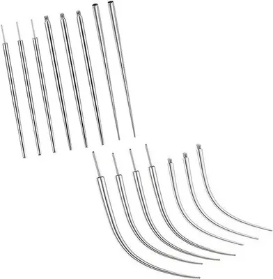Productafbeelding van 15-delige Set Piercing Naalden en Tapers Diverse Maten