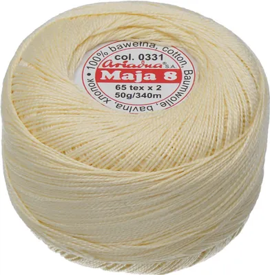 Obrázek produktu pro Háčkovací příze Maja 8 50 g - 0331