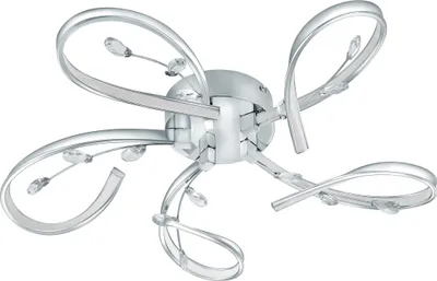 Produktbild von EGLO LED Deckenleuchte Vallemare, 5 flammige Deckenlampe klassisch, Wohnzimmerlampe, LED Flurlampe Decke warmweiß, Ø 65 cm