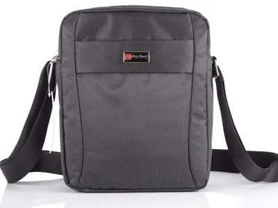 Produktbild von Bag Street Herrentasche Mittel umhängetasche schultertasche mit Tabletfach Grau
