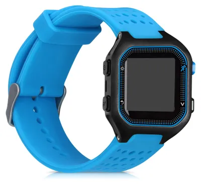 Produktbild von kwmobile Silikon Uhrenarmband für Garmin Forerunner 25 (L - 40 x 47 x 13,9 mm) Armband - Ersatzarmband für Fitnesstracker - Wechselarmband Smartwatch