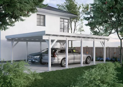 Produktbild von Carport Dallas I 6,34x7,54 m - inklusive hochwertigem Stahltrapez