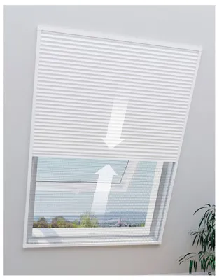 Produktbild von Livarno Home Faltplisee Dachfenster Insektenschutz Sonnenschutz 2in1 ohne Bohren