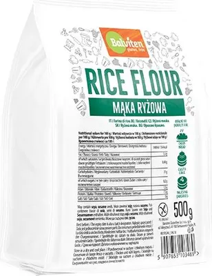 Obrázek produktu pro Mąka ryżowa bezglutenowa Balviten 500 g