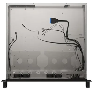 Produktbild von Lanberg SC01-4201-10B Modulares Servergehäuse Rack (1U) 0 GB