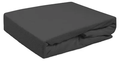 Produktbild von Spannbettlaken, Frottee, dick, hohe Qualität 200x220 Dunkelgrau