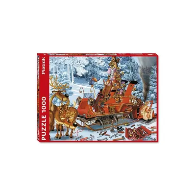 Produktbild von Schlittenreparatur Puzzle, 1000 Teile – Winterliches Motiv