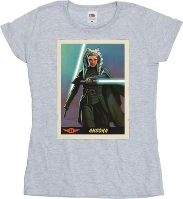 Produktbild von Star Wars - "The Mandalorian" T-Shirt für Damen BI43218 (L) (Grau)