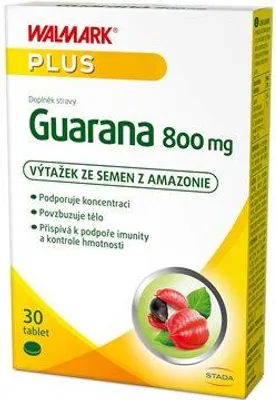 Immagine prodotto di Walmark Guaranà 800 mg, energia, vitalità 30 compresse