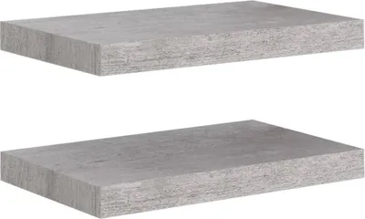 Obrázok produktu pre vidaXL Závesné police 2 ks Betónová sivá 40x23x3,8 cm MDF