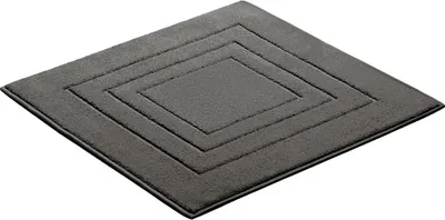 Produktbild von Vossen Badteppich Feeling Farbe graphit Größe 60x60cm