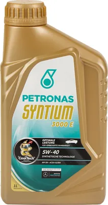 Produktbild von Petronas Syntium 3000 E Motoröl Öl 5W40 1L 1 Liter Synthetische Technologie A3/B4 SN/CF MB 229.5 BMW-LL-01 VW 502.00