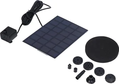 Obrázek produktu pro Solární fontána Multifunkční solární plovoucí fontána pro Birdbath Pond Pool Fish Tank 7V 2,5W